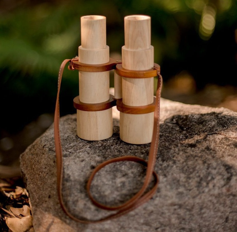 kids wooden binoculars