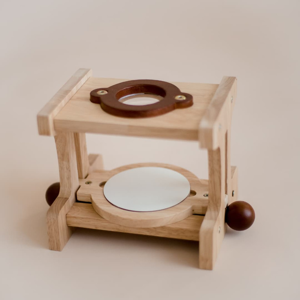 qtoys wooden microscope