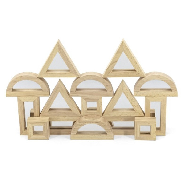 Viga Large Mirror Blocks 16pcs Set