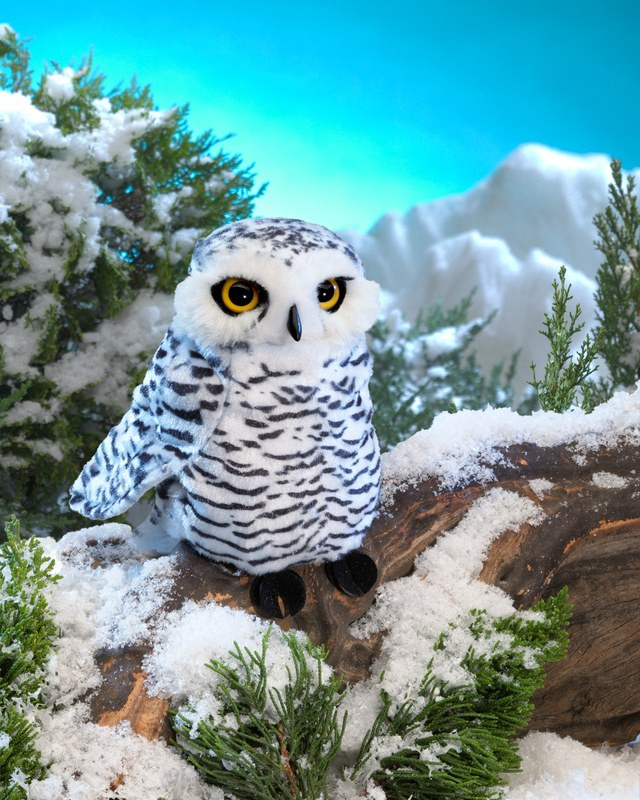 Folkmanis Small Snowy Owl Puppet - image 2