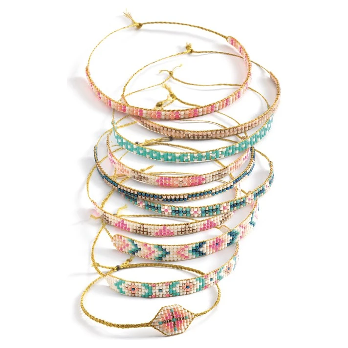 Djeco Tiny Beads Friendship Bracelet Making Kit - image 5