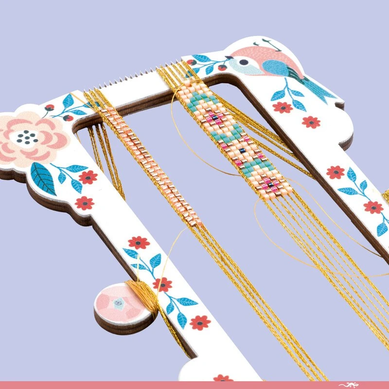 Djeco Tiny Beads Friendship Bracelet Making Kit - image 6