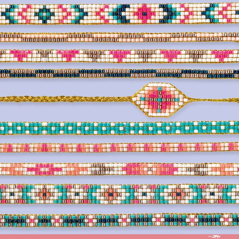Djeco Tiny Beads Friendship Bracelet Making Kit - image 7