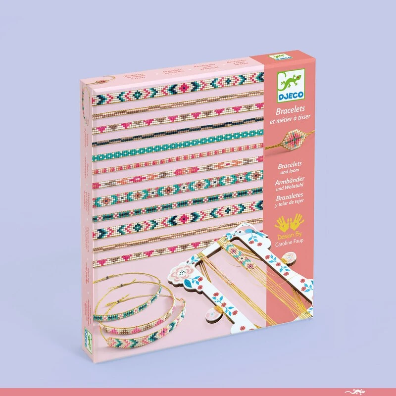 Djeco Tiny Beads Friendship Bracelet Making Kit - image 9
