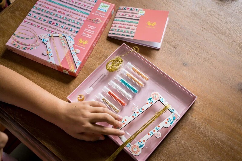 Djeco Tiny Beads Friendship Bracelet Making Kit - image 12
