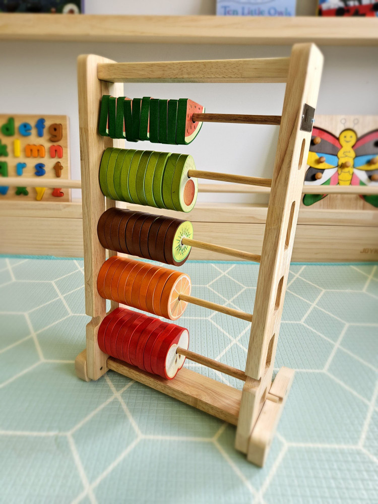 Qtoys Wooden Fruit Abacus - image 3