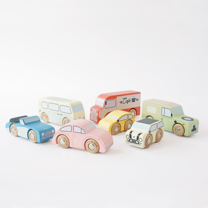 Vintage Toy Cars - 7 Piece