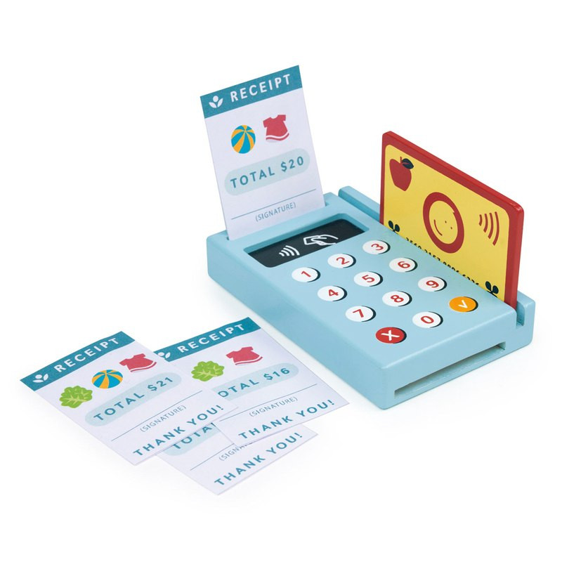 Wooden Pretend Play Eftpos Card Machine - image 2