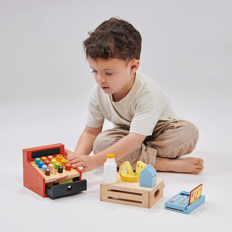Wooden Pretend Play Eftpos Card Machine - image 3