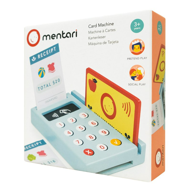 Wooden Pretend Play Eftpos Card Machine - image 4