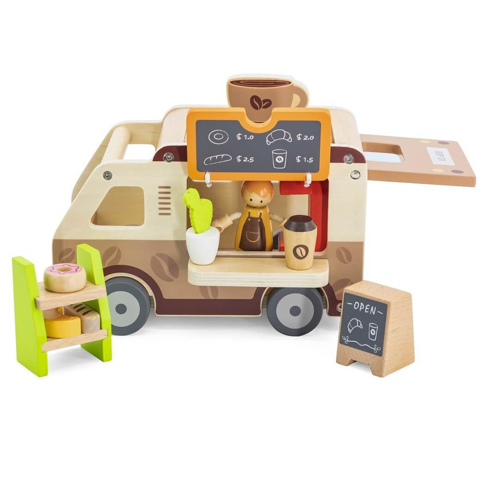 viga coffee truck toy inside