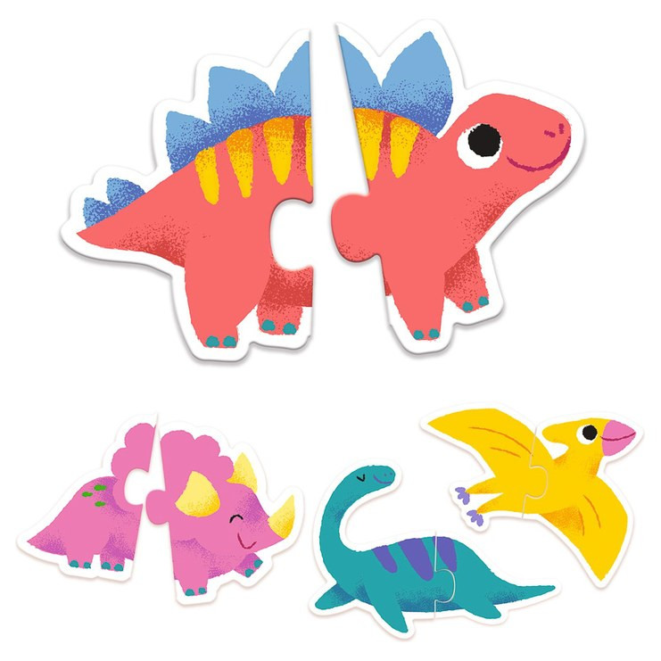 Djeco Duo Dinosaur 20pc 