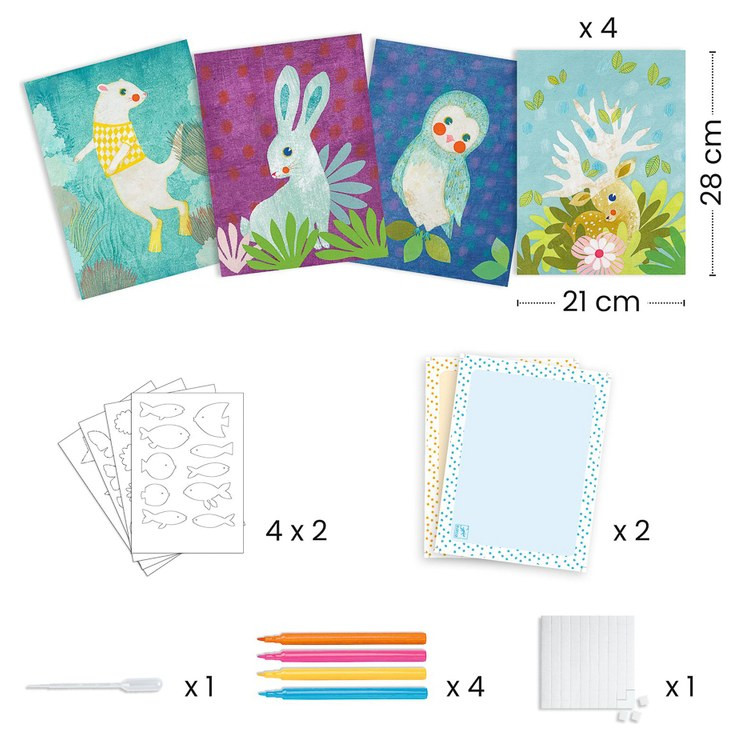Djeco Blotting Paper Drawing Set - image 5