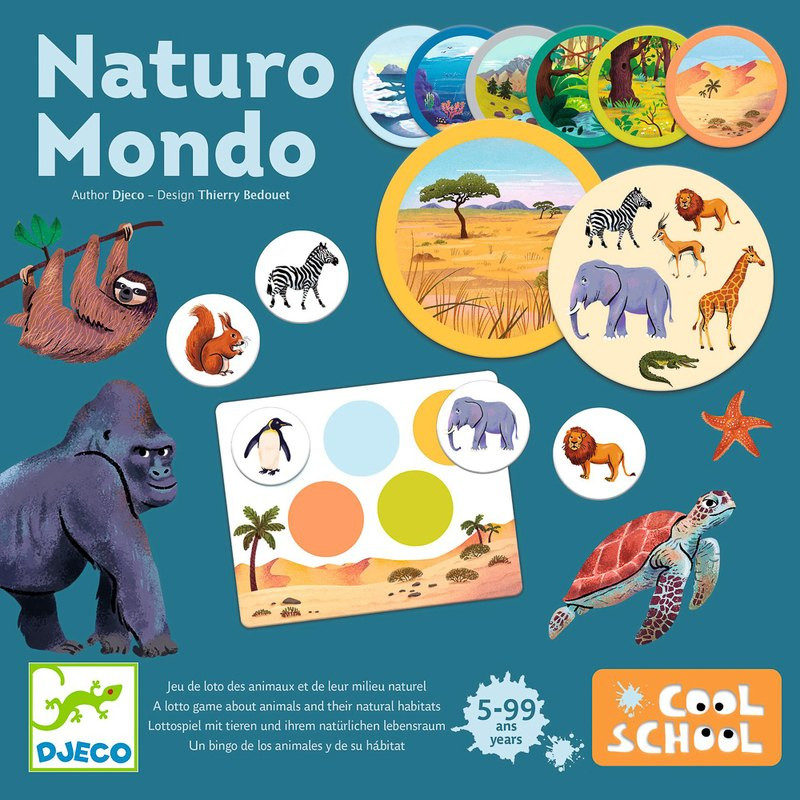 Djeco Naturo Mondo - Animals & Habitats Game - image 2