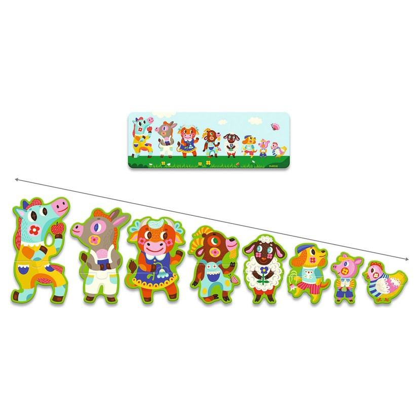 Djeco Big and Small Game on the Farm 16pc Toddler Puzzle - image 4