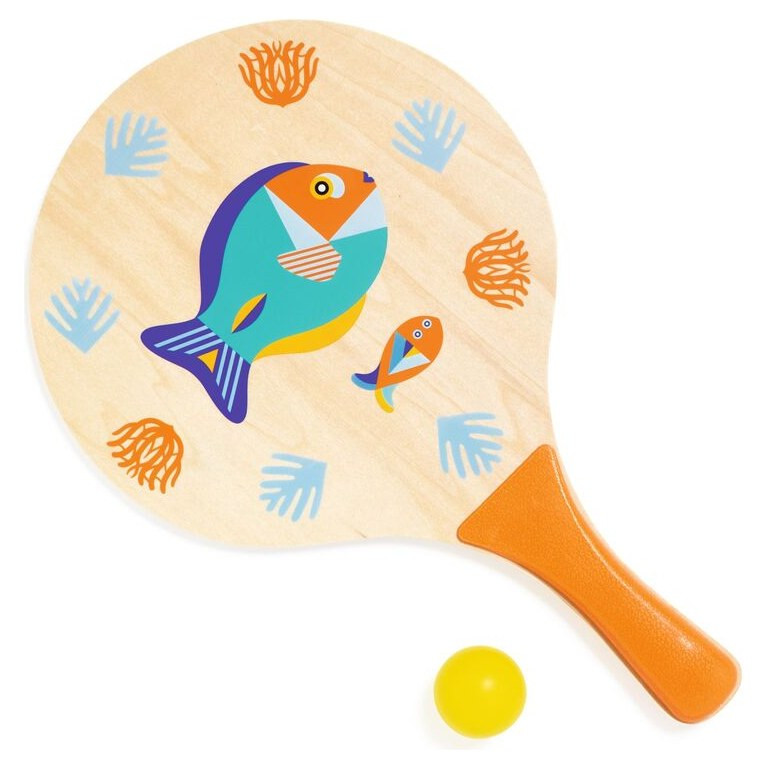 Djeco Sea Beach Racket Set with Ball - image 4