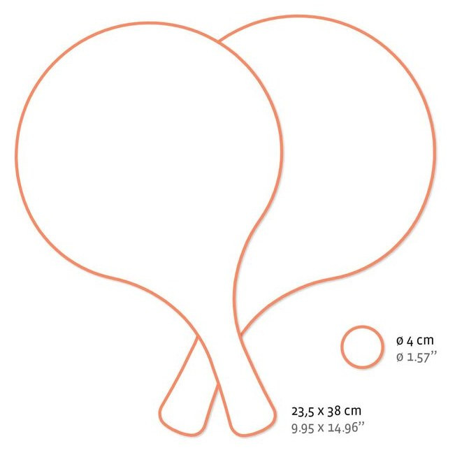 Djeco Sea Beach Racket Set with Ball - image 5