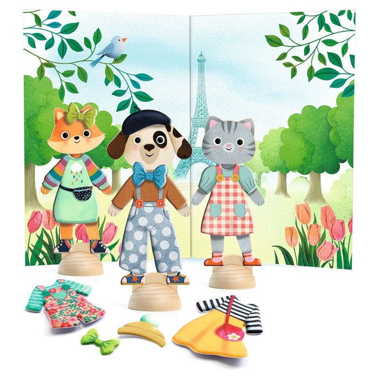 Djeco Bonjour Paris Dress Up Collage Set - image 4