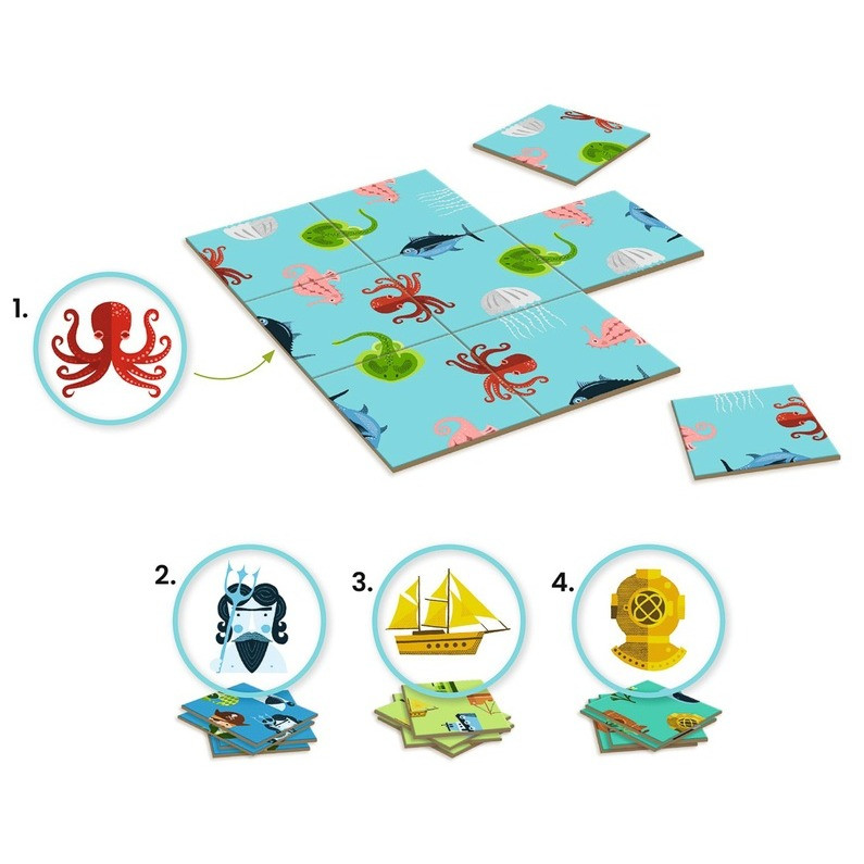 Djeco Impossible Ocean Logic Puzzles