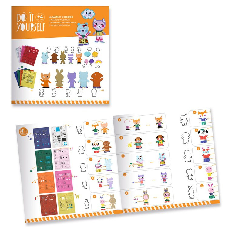 Djeco Do It Yourself Funky Family Magnets - image 6