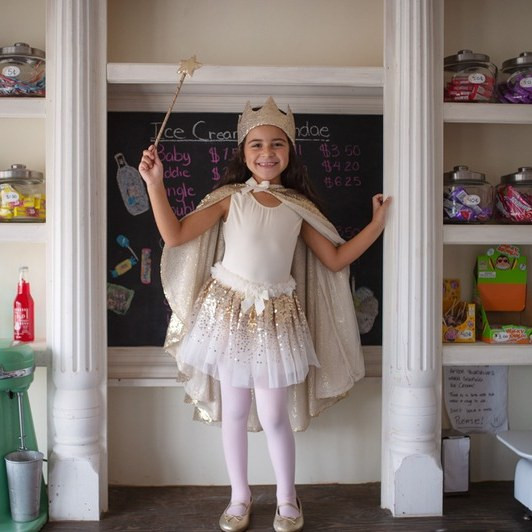Great Pretenders Kids Precious Gold Sequin Dress Up Crown - image 7