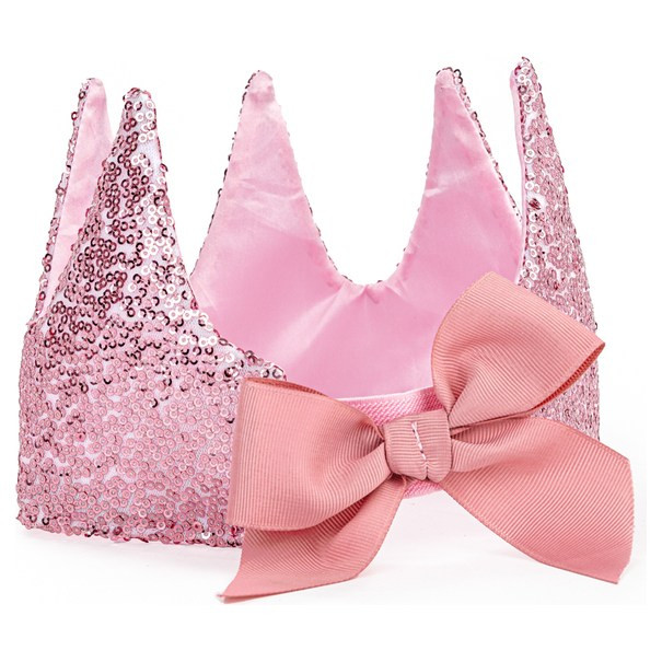 Great Pretenders Kids Precious Pink Sequin Crown - image 2
