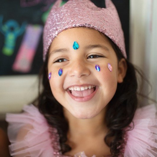 Great Pretenders Kids Precious Pink Sequin Crown - image 4