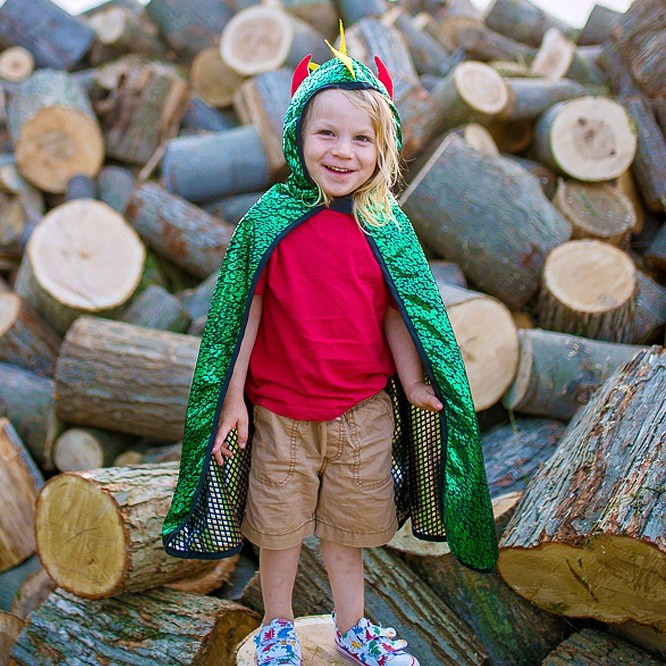 Great Pretenders Kids Reversible Dragon Knight Cape - image 2