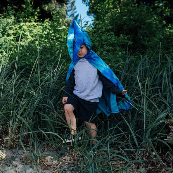 Great Pretenders Kids Pterodactyl Dinosaur Hooded Cape - image 6