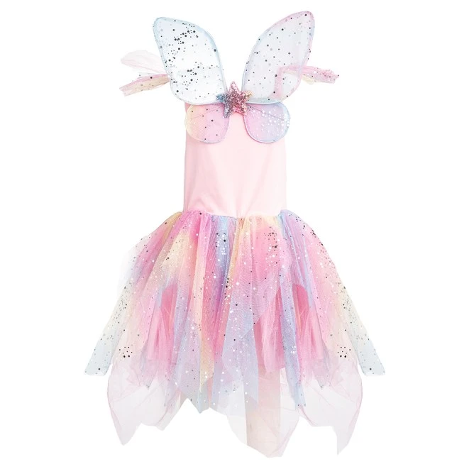 Great Pretenders Rainbow Fairy Dress with Wings - image 2