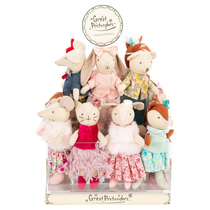 Great Pretenders Set of 12 Plushies & Storage Unit - image 2