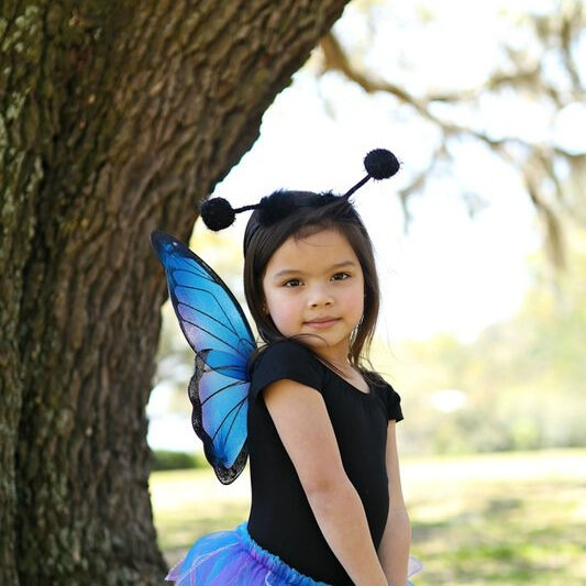 Great Pretenders Costume Set Midnight Butterfly Tutu with Wings & Headband - image 4