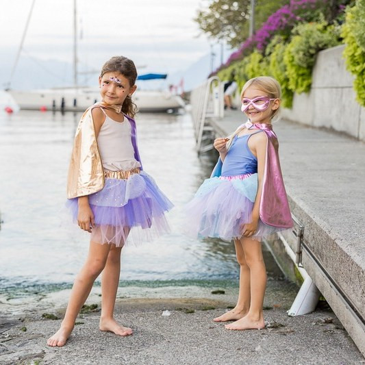 Great Pretenders Superduper Tutu Rose Gold Superhero Costume Set - image 4