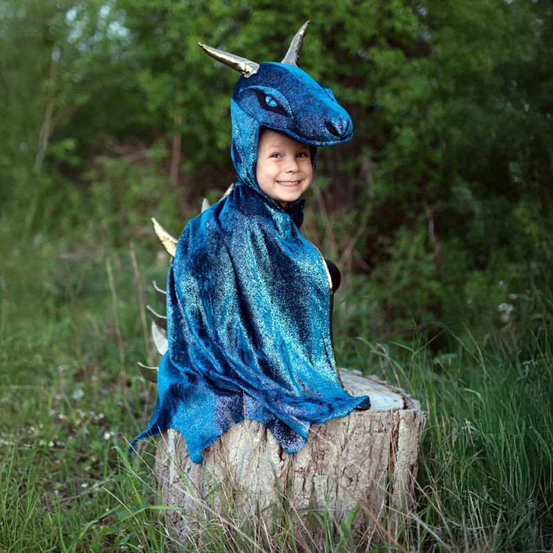 Great Pretenders Teal & Gold Starry Night Dragon