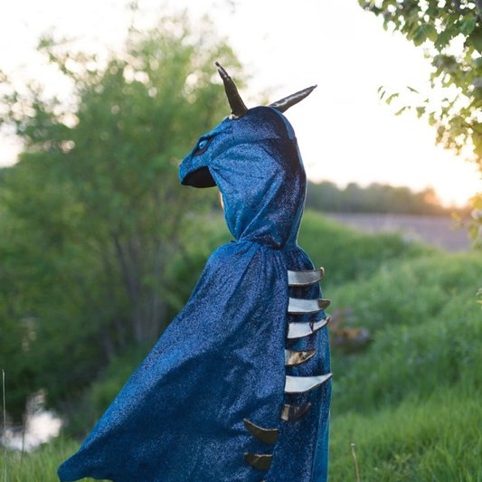 Great Pretenders Teal & Gold Starry Night Dragon Costume - image 6