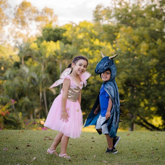 Great Pretenders Teal & Gold Starry Night Dragon Costume - image 10