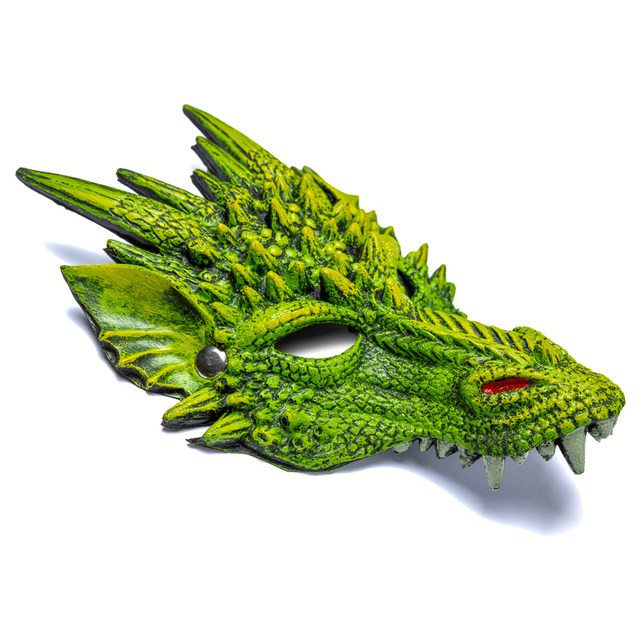 Great Pretenders Green Dragon 3D Mask Kids Costume - image 3