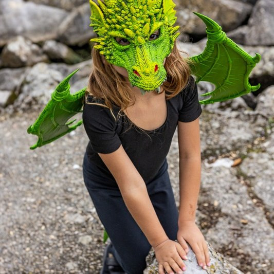 Great Pretenders Green Dragon 3D Mask Kids Costume - image 10