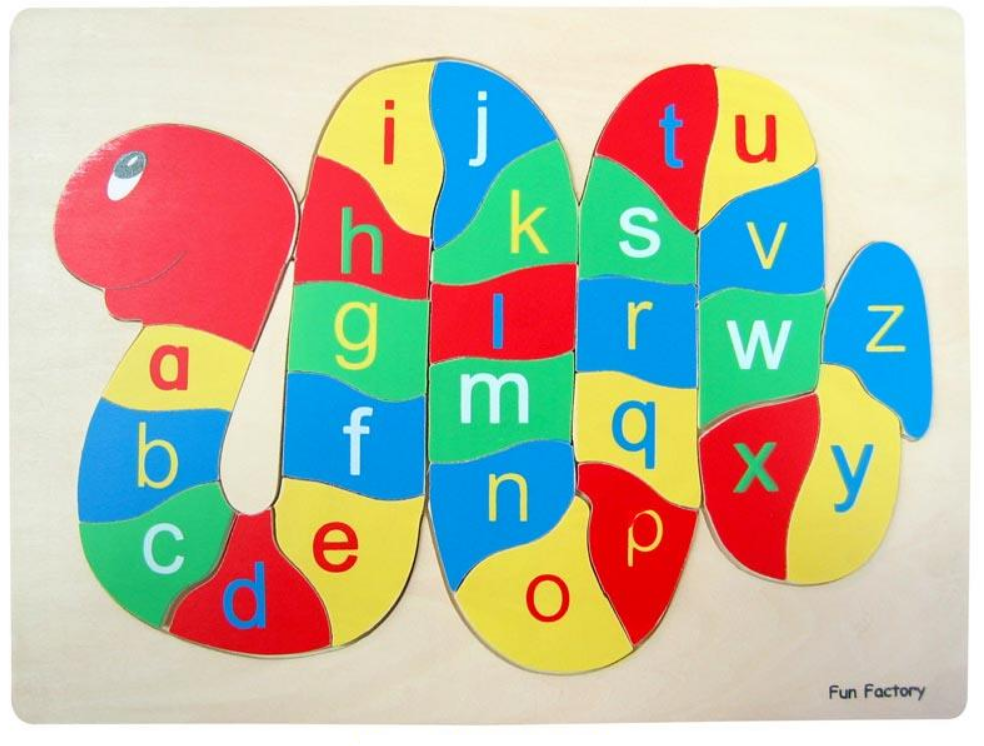 Fun Factory Puzzle Raised - Alphabet Snake