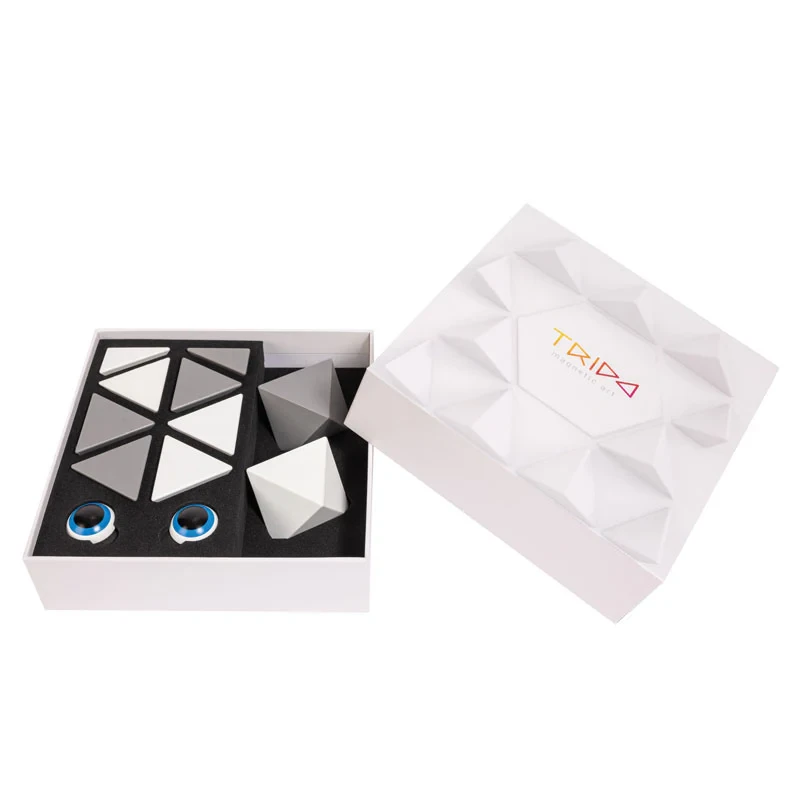 Trido Magnetic Blocks Greyscale Large Set