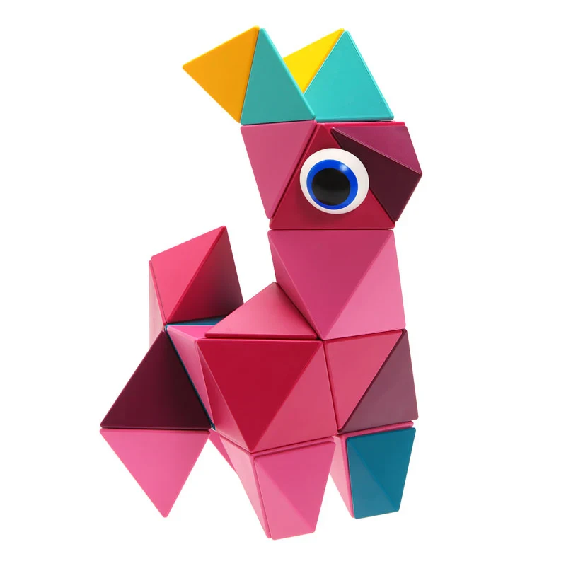 Trido Magnetic Blocks Flamingo Medium Set 