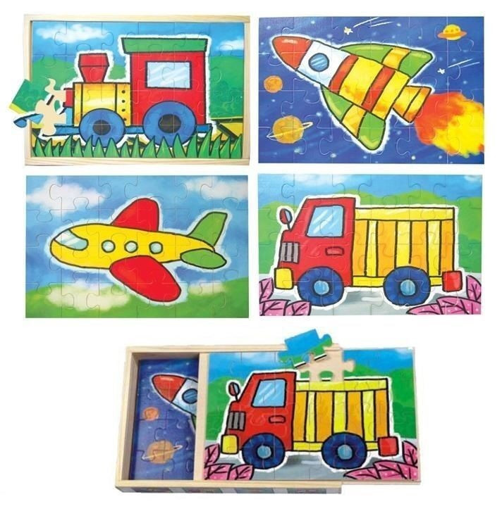 Fun Factory Jigsaw - 4 In 1 Cars
