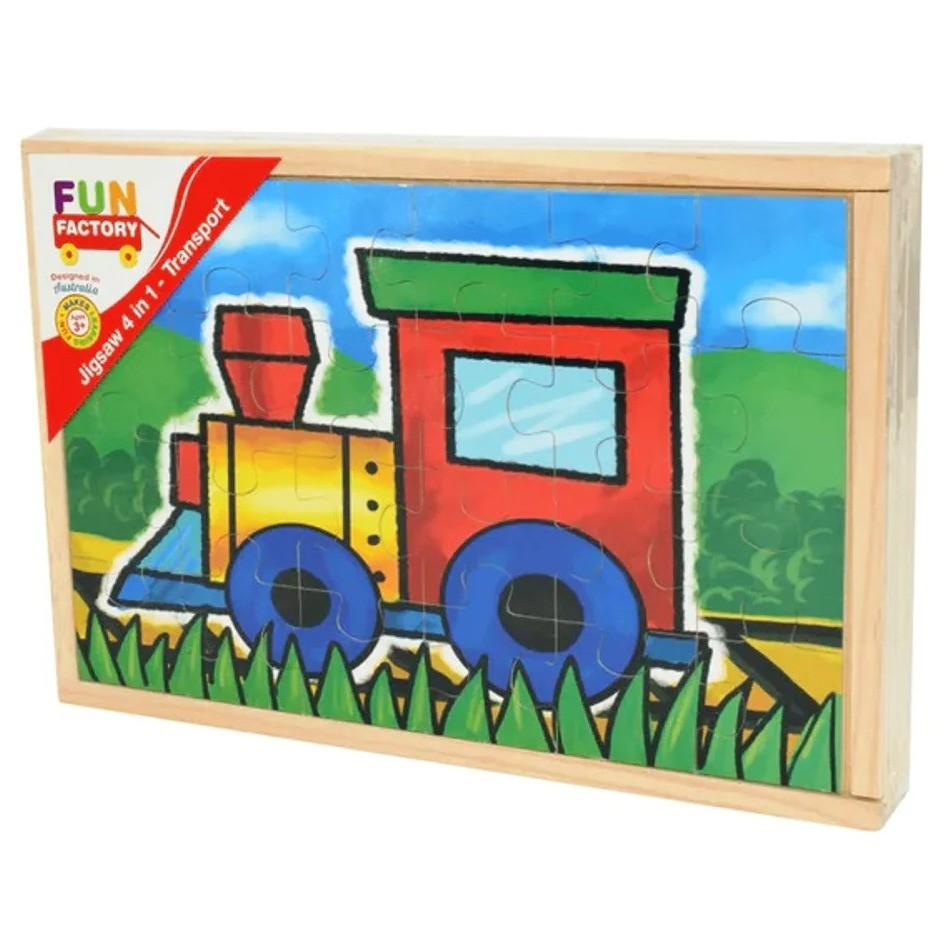 fun factory vehicle jigsaw set