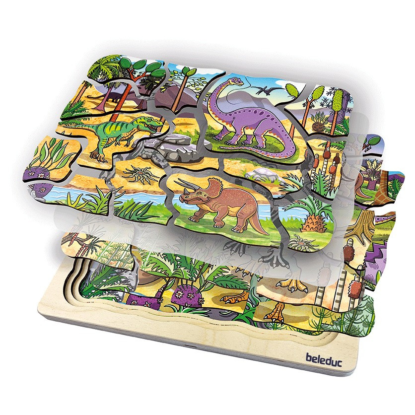 Beleduc Dino Layer Puzzle