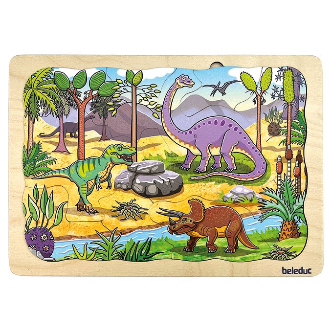 Beleduc Dinosaur Layer Puzzle - image 4
