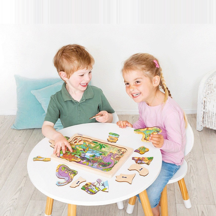 Beleduc Dinosaur Layer Puzzle - image 14