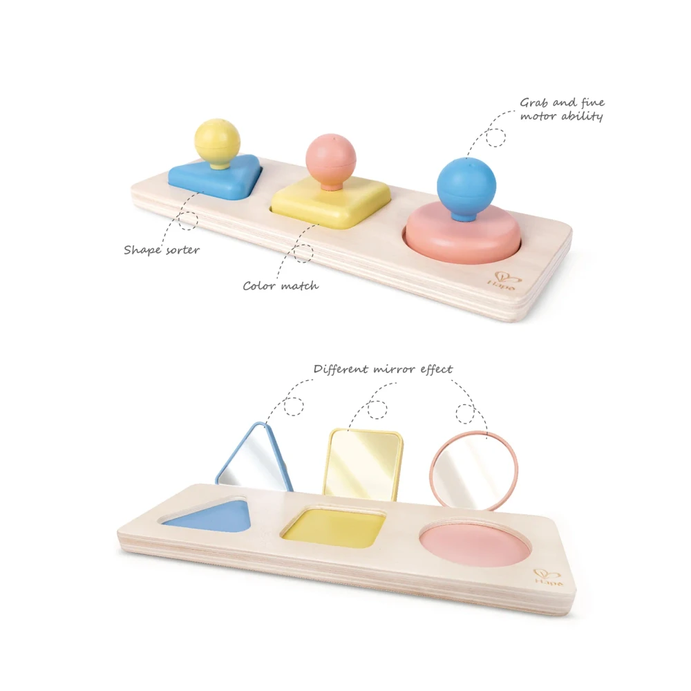 Hape Montessori Mirror Shape Puzzle info