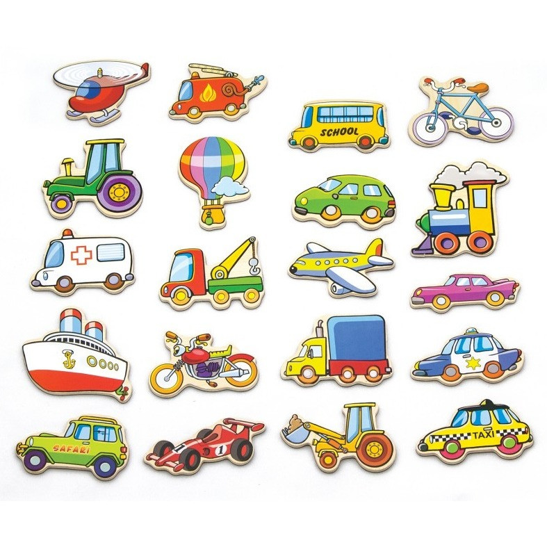fun factory wooden vehicle set