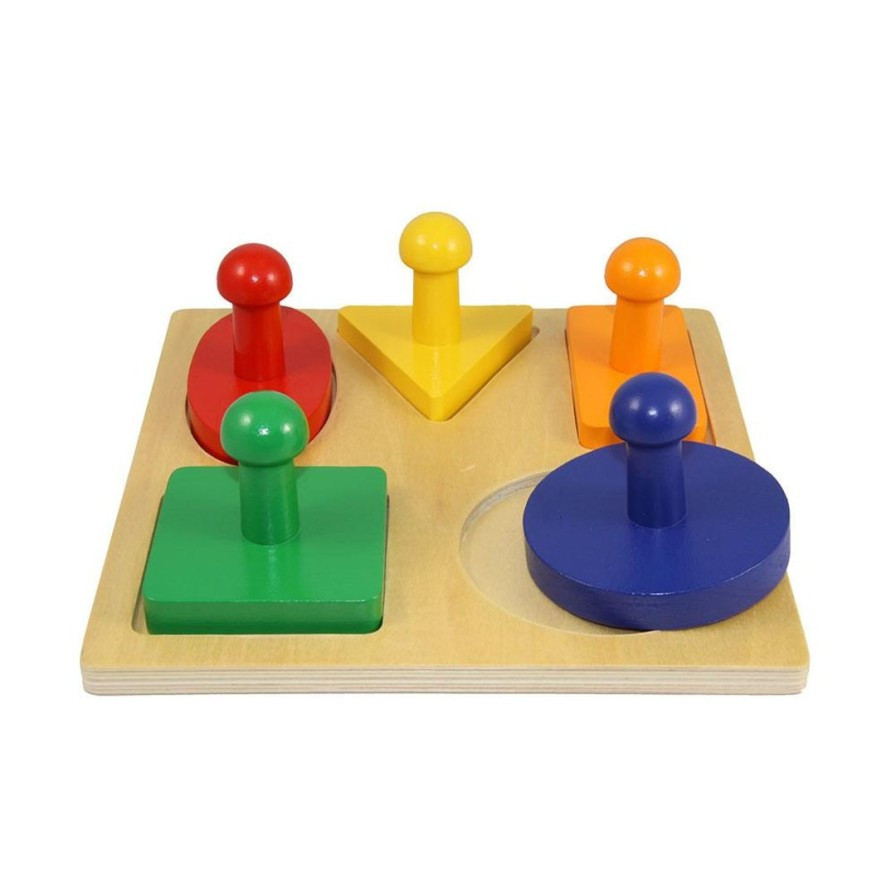 montessori shape peg puzzle