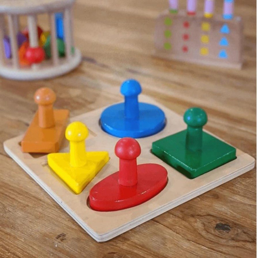 montessori shape peg puzzle 2